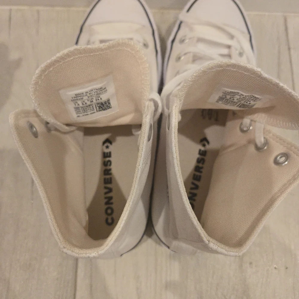 Converse High Top Platform Sneakers - White - Picture 5 of 6